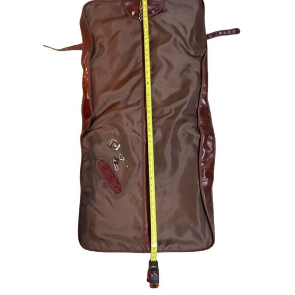 Royalton Men's Brown Trim Folding Suit Garment Bag One Size - Picture 9 of 10